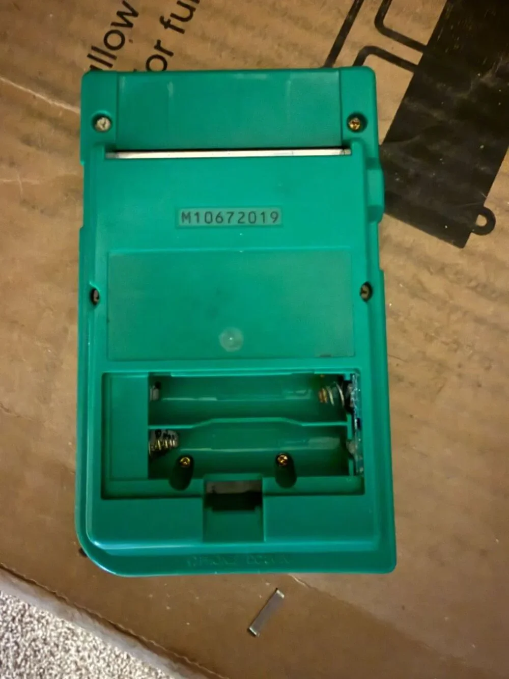 Nintendo Game Boy Pocket Green MGB-001 Does No Power For Parts Repair US Seller